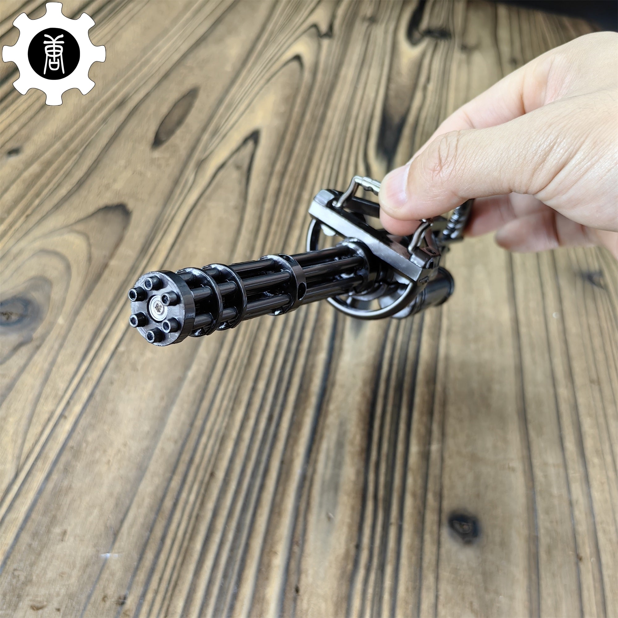 Metal Gatling Submachine Mini Gun Military Collection - Tophatter Daily Deals