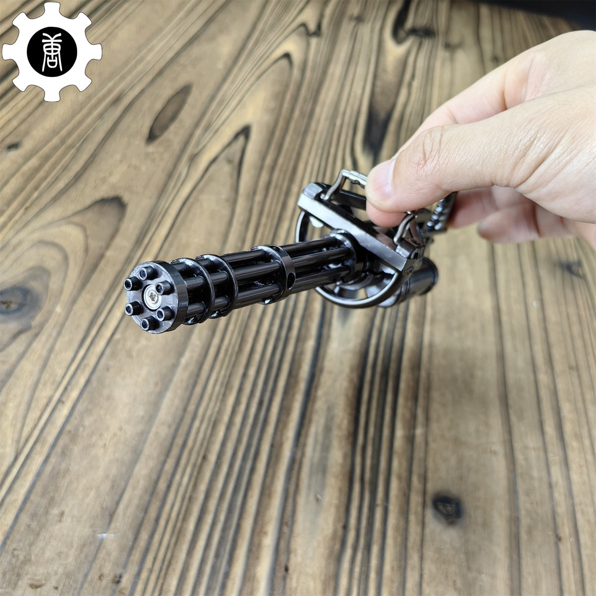 Metal Gatling Submachine Mini Gun Military Collection - Tophatter Daily Deals
