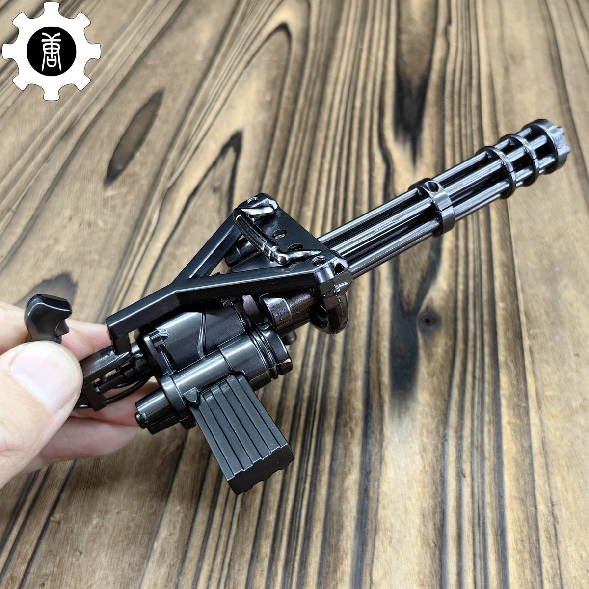 Metal Gatling Submachine Mini Gun Military Collection - Tophatter Daily Deals