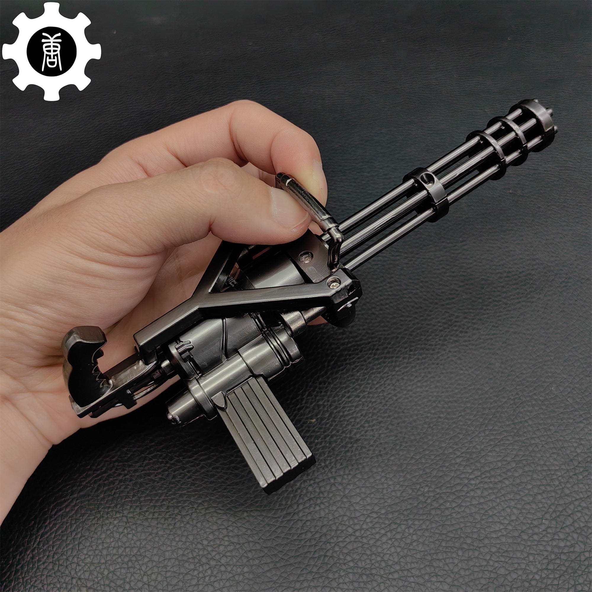 Metal Gatling Submachine Mini Gun Military Collection - Tophatter Daily Deals