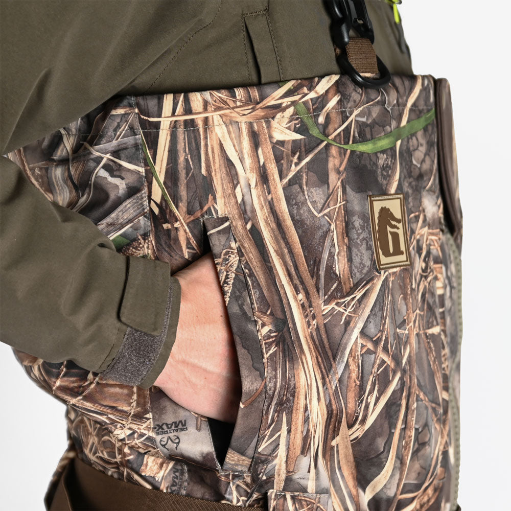 Gator Waders Omega Uninsulated Zip Waders | Mens - Realtree Max-7 Waders - Tophatter Daily Deals