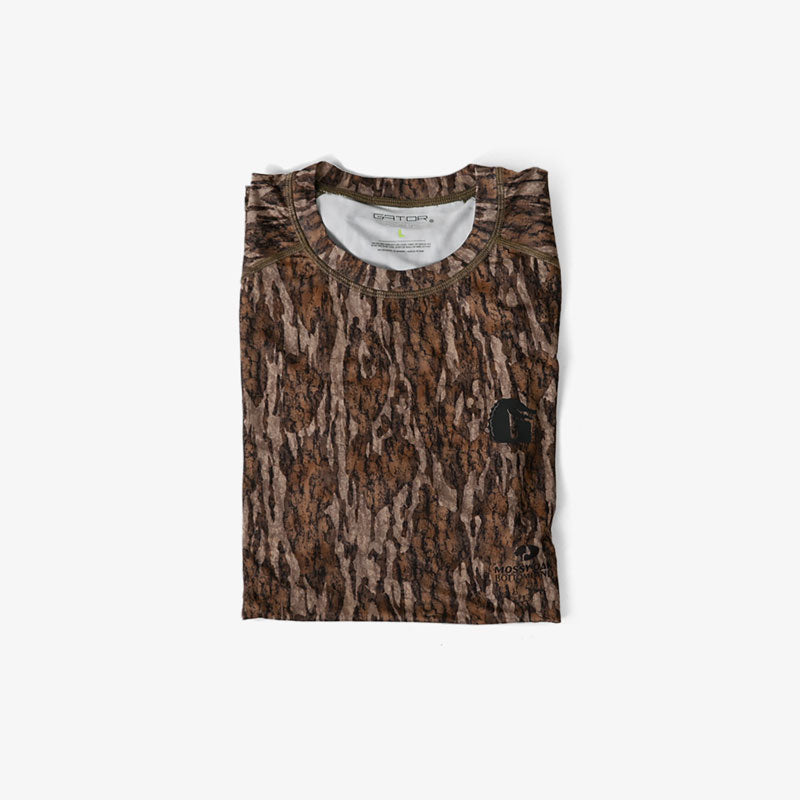 Gator Waders Performance Shirt | Mens - Mossy Oak Bottomland Long Sleeves - Tophatter Daily Deals