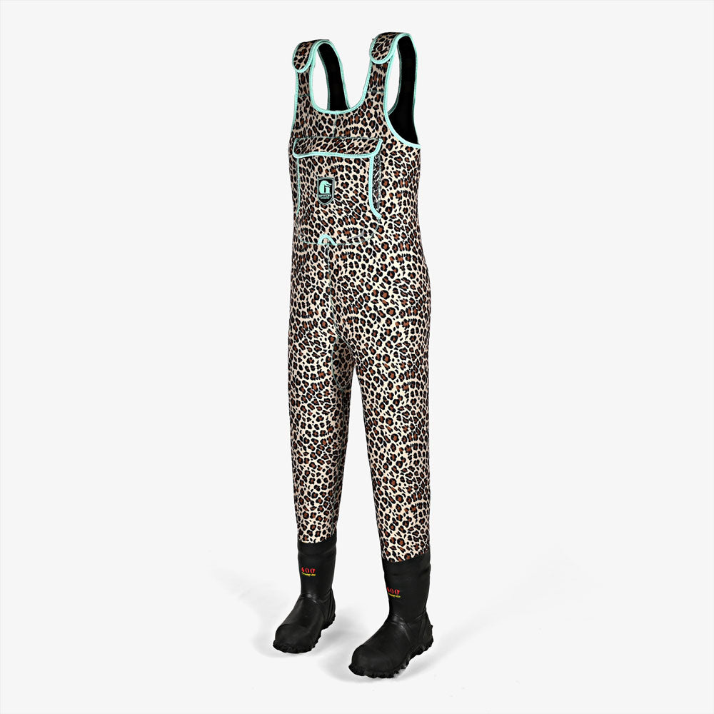 Gator Waders Retro Waders | Womens - Leopard Leopard Waders - Tophatter Daily Deals