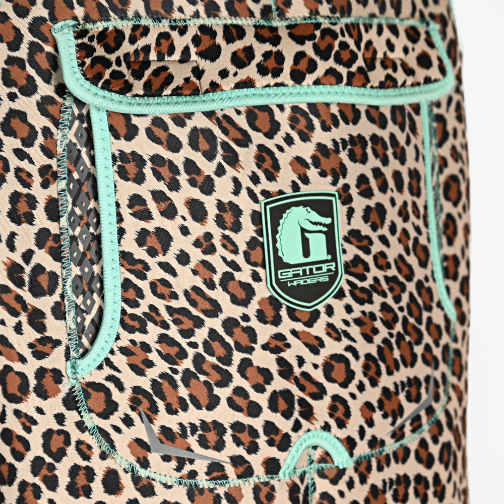 Gator Waders Retro Waders | Womens - Leopard Waders - Tophatter Daily Deals
