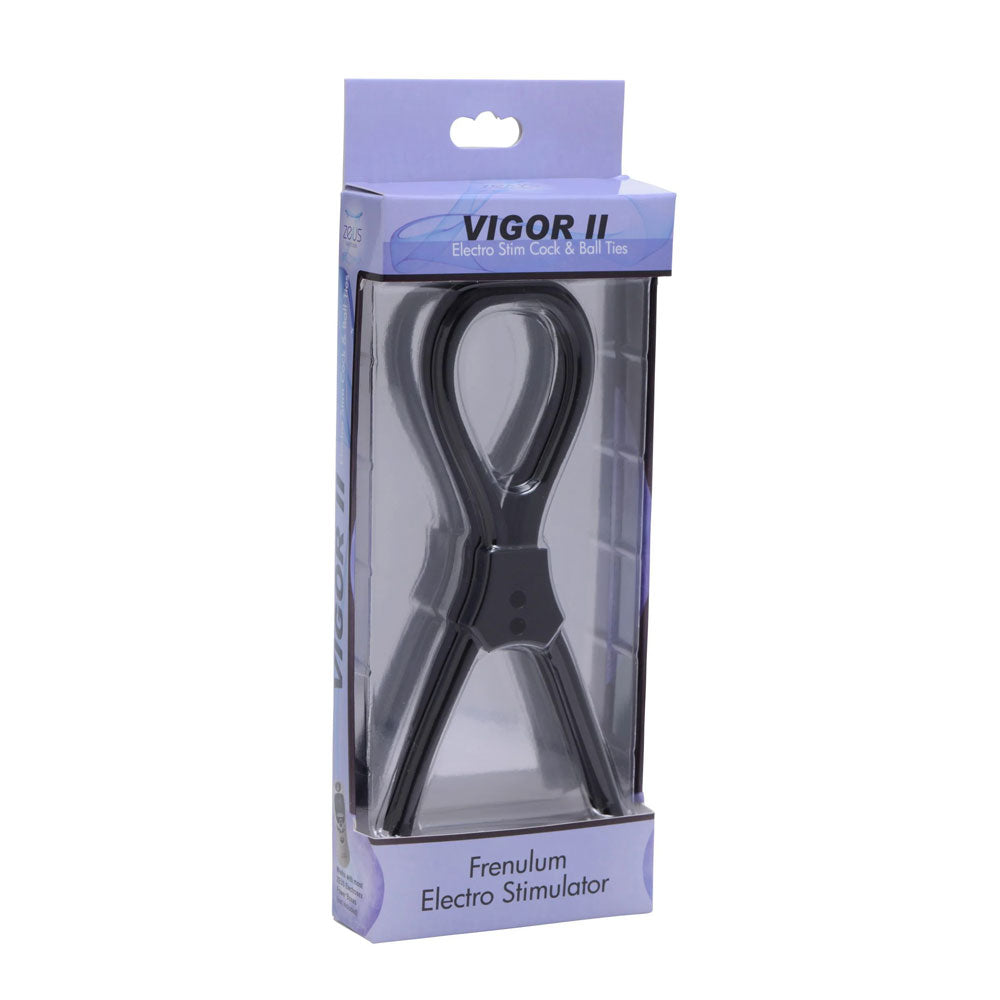 Vigor II Electro Stim Cock and Balls Ties and Frenum Electro Stimulator – Electro Stim Toy E-STIM TOYS - Tophatter Daily Deals