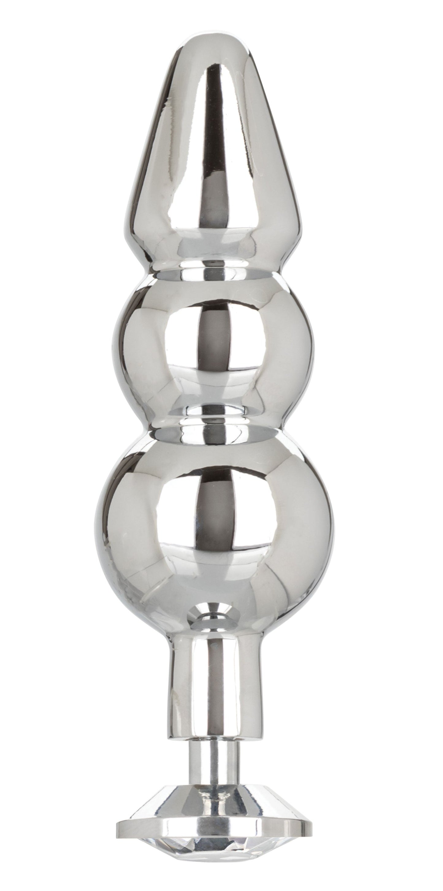 Star Fucker Beaded Plug With Stretchy Black Silicone Dual Enhancer and Silver Metal Probe > Anal Range > Prostate Plugs - Tophatter Daily Deals
