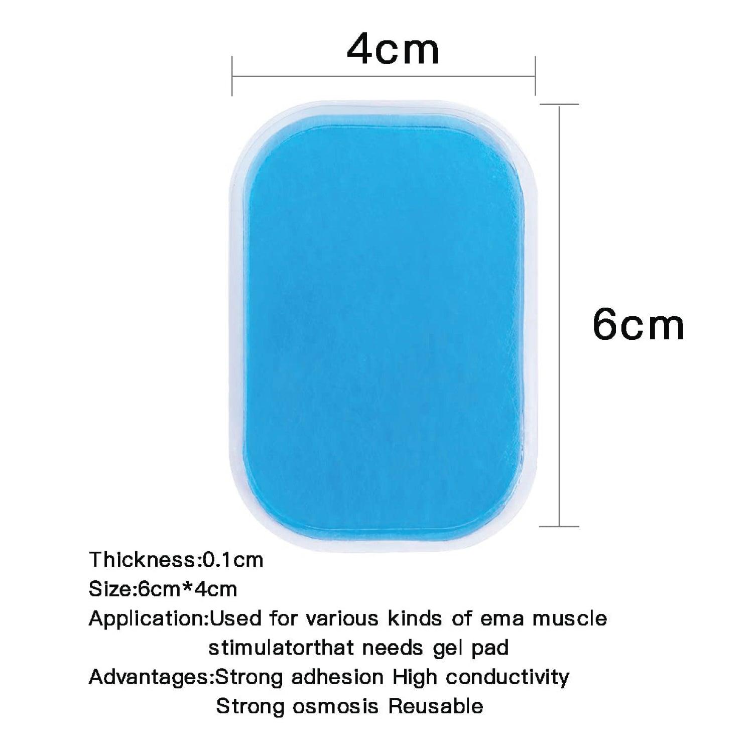 Abs Stimulator Gel Pads - Abs Stimulator Muscle Toner Gel Pads - Abdominal Toning Belt Muscle Toner Exercise & Fitness - Tophatter Daily Deals