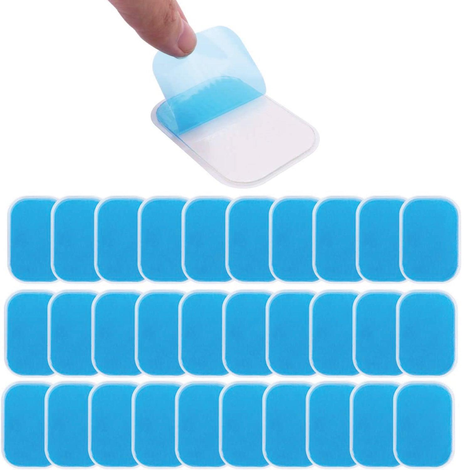 Abs Stimulator Gel Pads - Abs Stimulator Muscle Toner Gel Pads - Abdominal Toning Belt Muscle Toner 100pcs Exercise & Fitness - Tophatter Daily Deals