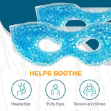 Eye Mask Cooling Gel - Reusable Cooling Eye Mask Gel with Gel beads Health & Beauty - Tophatter Daily Deals