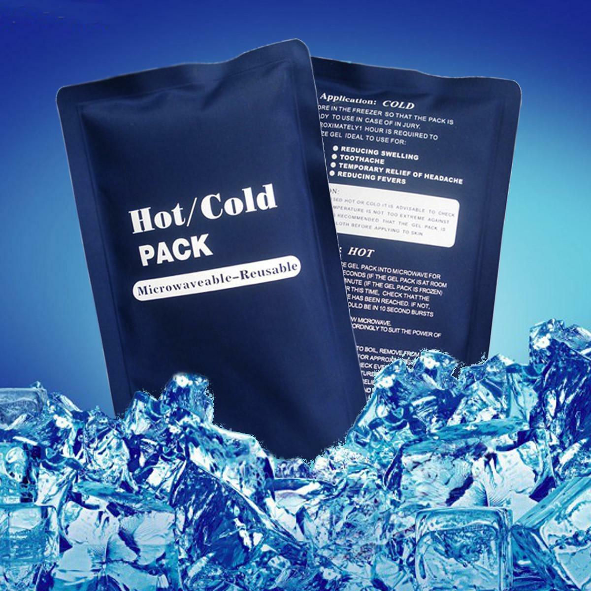 Ice Packs for Injuries Reusable - Gel Ice Packs for Injuries Adjustable Wrap for Pain Relief Ice Pack + Heat Pack Health Care - Tophatter Daily Deals