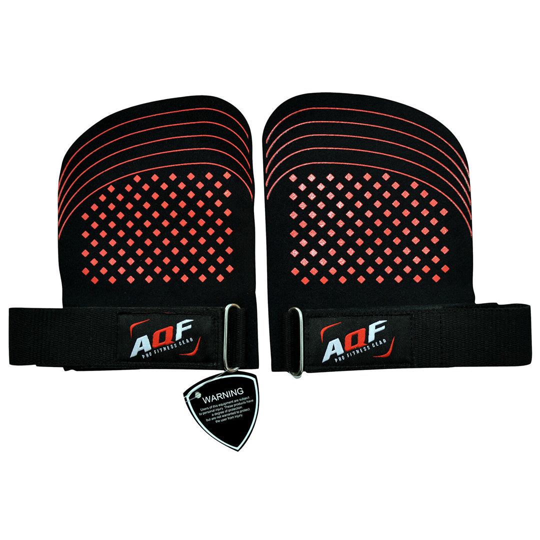 Weight Lifting Gloves UK - Durahide Leather Weight Lifting Gel Palm Grips Gloves Wrist Support Strap Exercise & Fitness - Tophatter Daily Deals