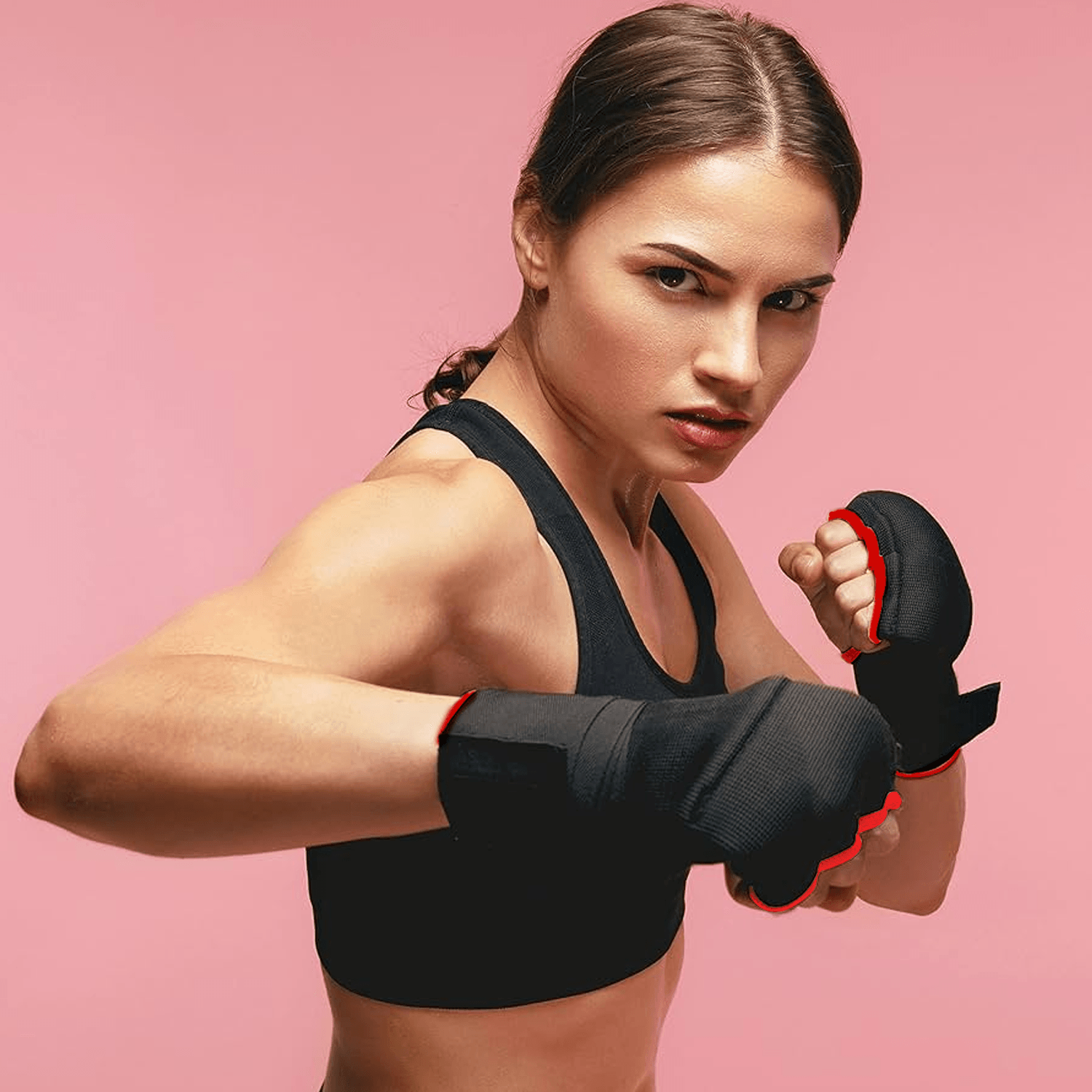 Boxing Glove Wraps - Hand Wraps Gel Inner Gloves Padded Best Boxing MMA Muay Thai Kickboxing Bandages Sports - Tophatter Daily Deals