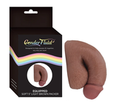 Gender Fluid Equipped Soft Packer 5 Inch Light Brown Realistic Soft Prosthetic > Gender > Packers - Tophatter Daily Deals