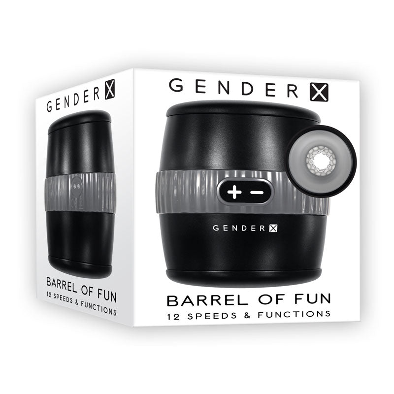 Gender X Barrel of Fun – USB Rechargeable Stroker > Sex Toys For Men > Masturbators > Vibrating - Tophatter Daily Deals