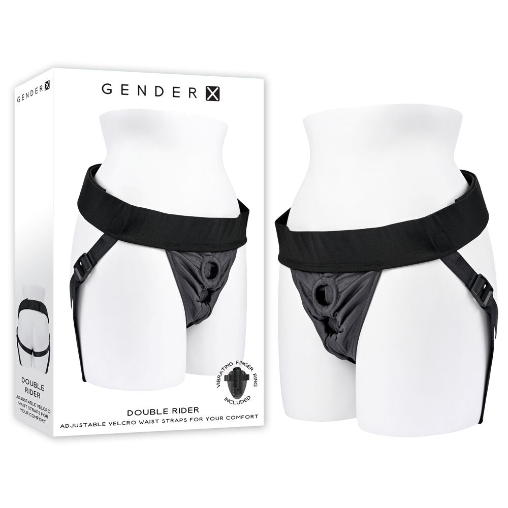 Gender X DOUBLE RIDER Adjustable Harness 71-122 cm > Dildos > Strap On Harnesses - Tophatter Daily Deals