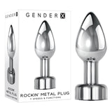 Gender X Rockin' Metal Plug 9.3 cm Butt Plug > Anal Range > Vibrating Butt Plugs - Tophatter Daily Deals
