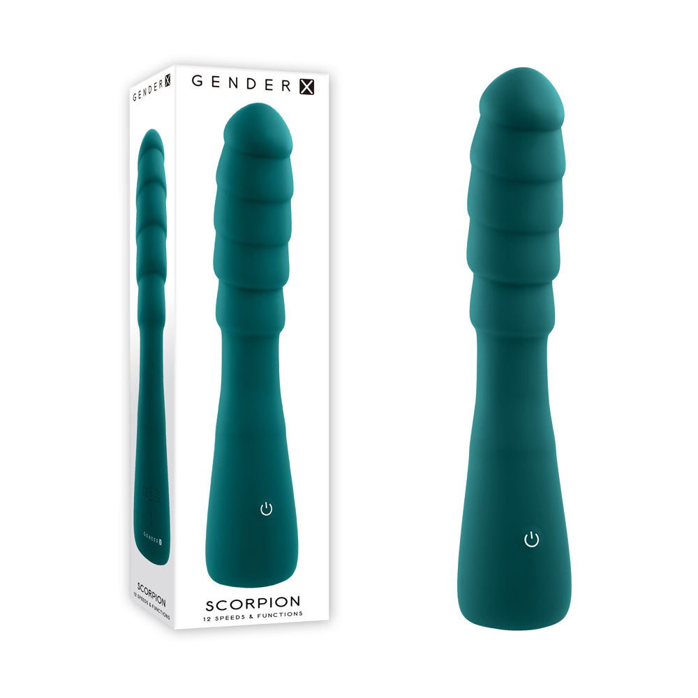 Gender X SCORPION Vibrator 21.2 cm Long Ribbed Design > Vibrators > Standard Vibrators - Tophatter Daily Deals