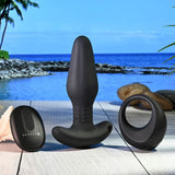 Gender X Teamwork (Black) – Remote-Controlled Vibrating Plug and Ring Set > Anal Range > Vibrating Butt Plugs - Tophatter Daily Deals