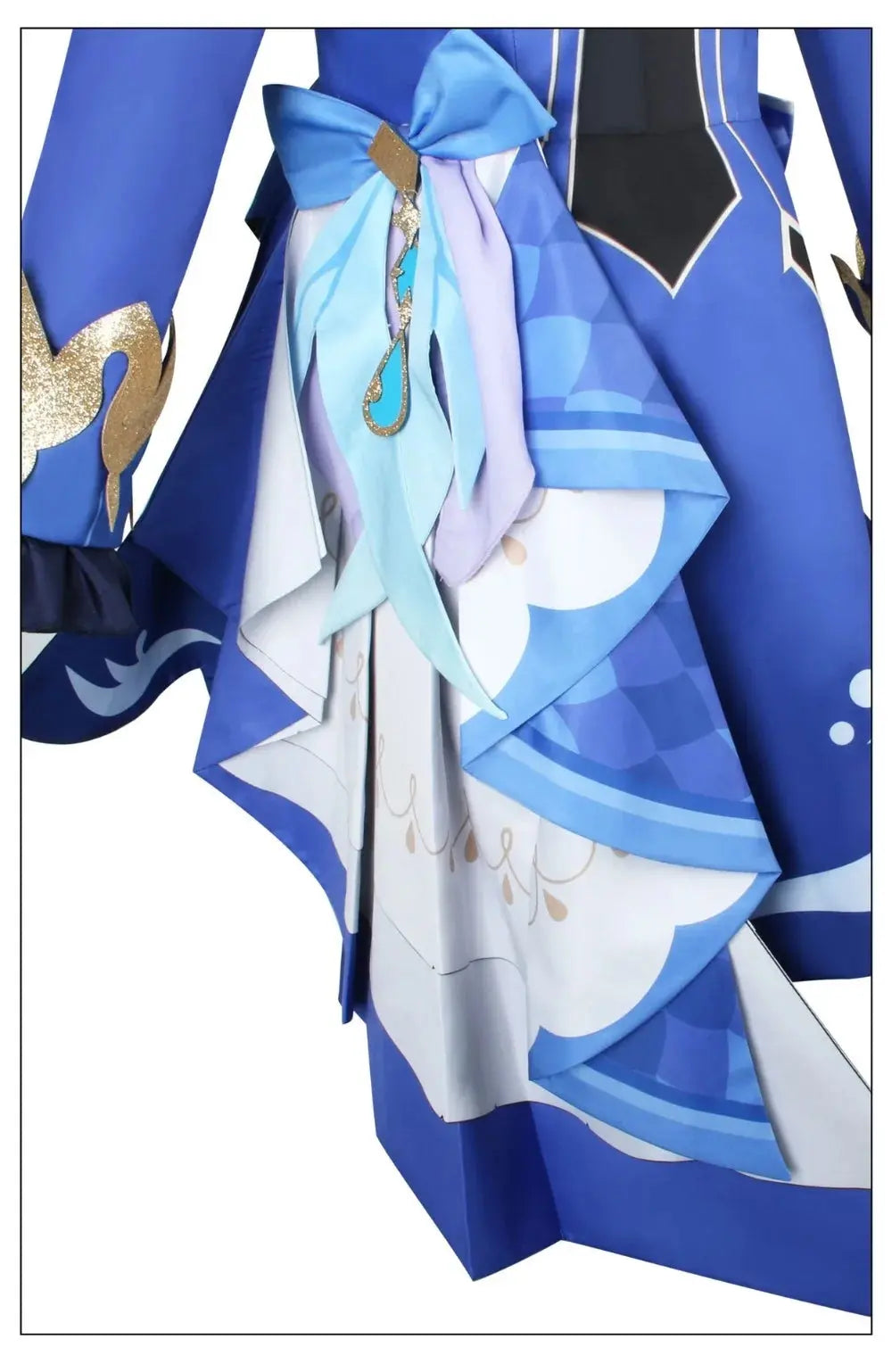 Genshin Impact Fontaine Furina Focalors Cosplay Costume Black and White Uniform with Wig and Hat for Comic Con and Cosplay - Tophatter Daily Deals