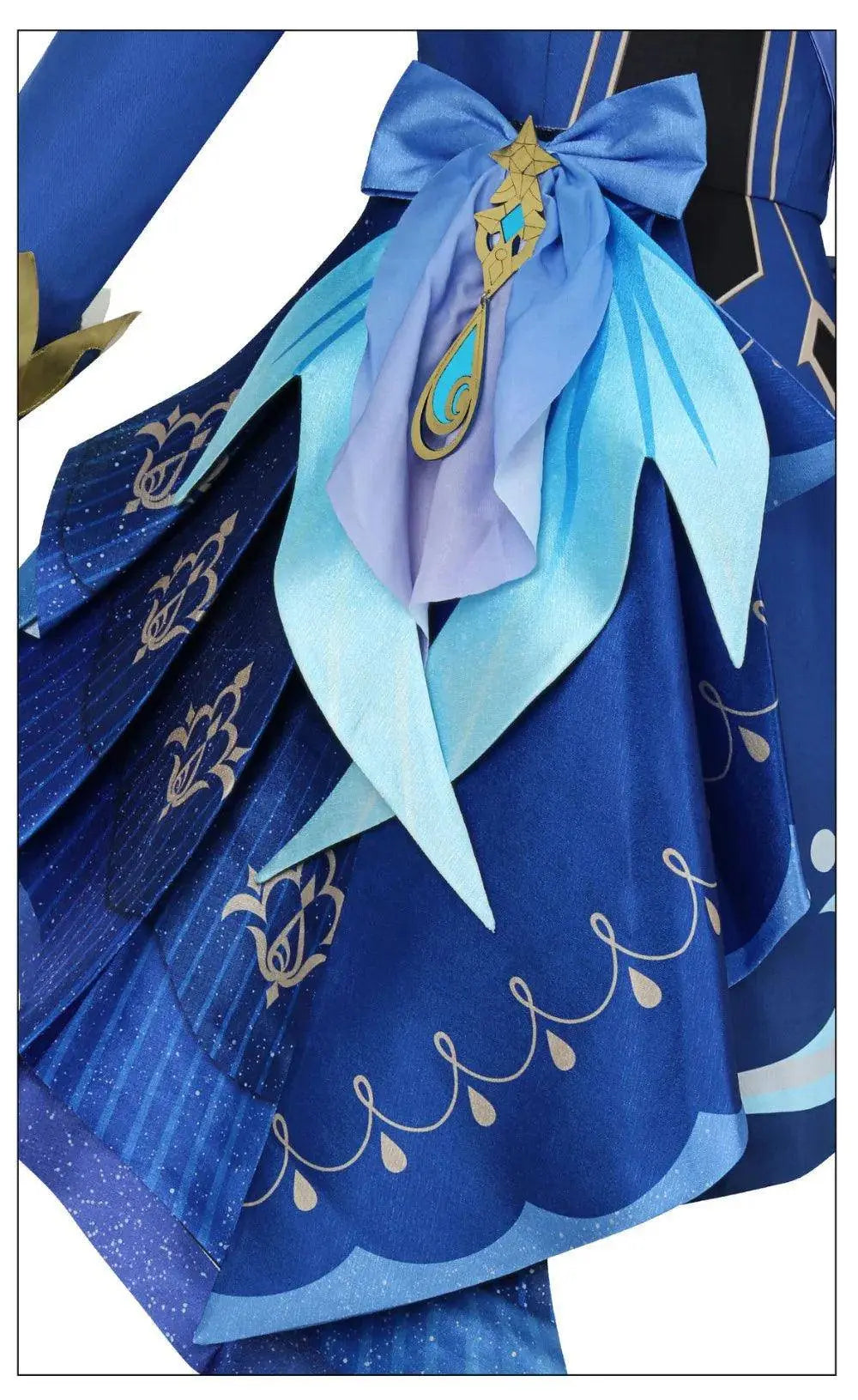 Genshin Impact Fontaine Furina Focalors Cosplay Costume Black and White Uniform with Wig and Hat for Comic Con and Cosplay - Tophatter Daily Deals