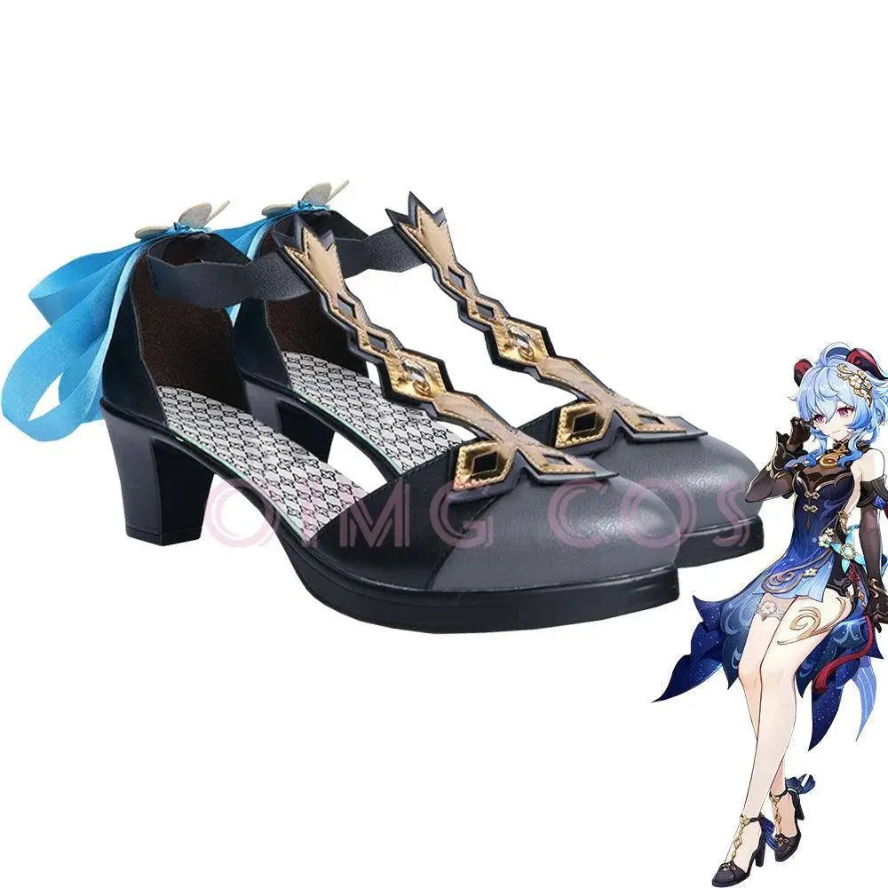 Genshin Impact Twilight Blossom Ganyu Cosplay Shoes Anime Chinese Style Halloween for men Game - Tophatter Daily Deals