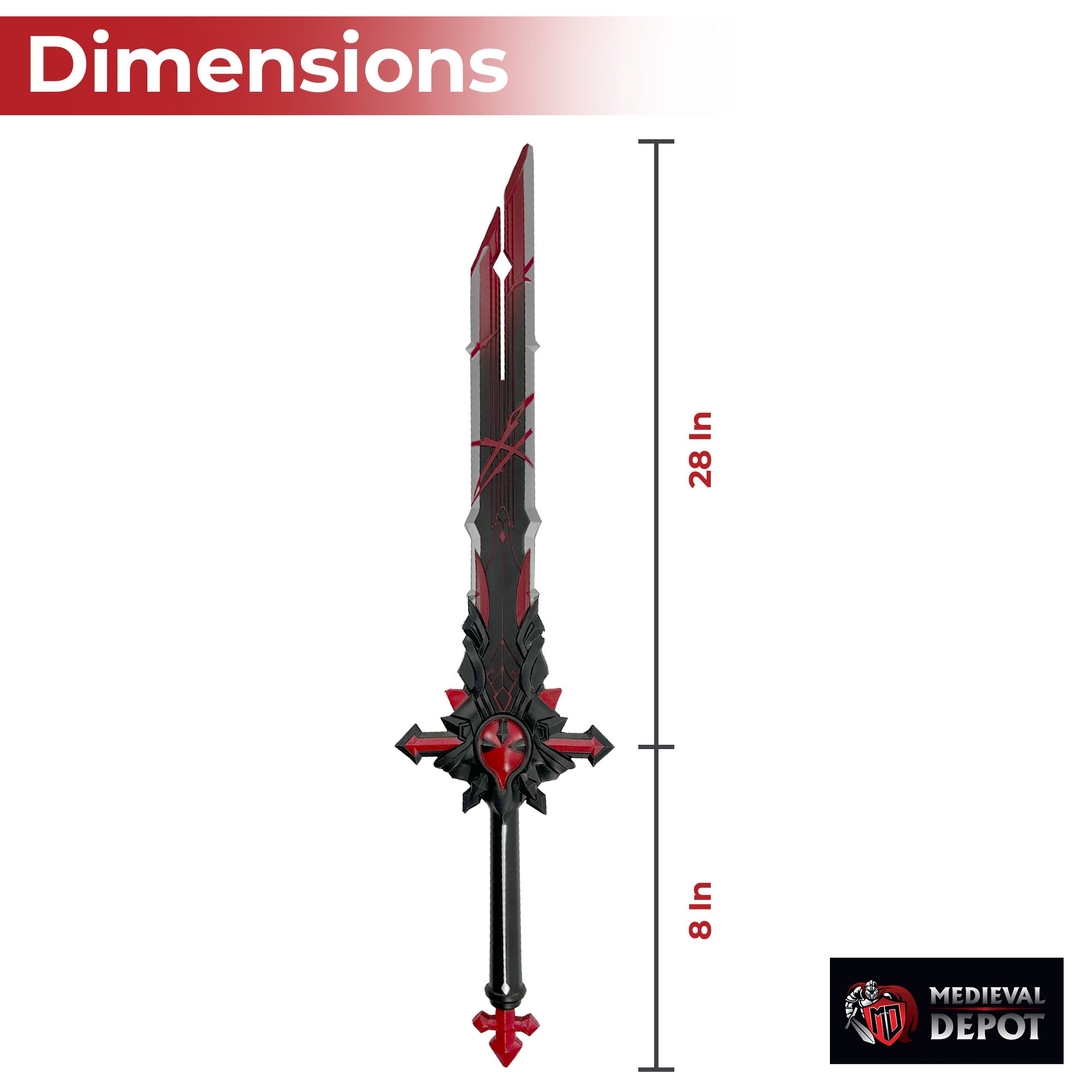 Genshin Impact Wolf Gravestone Foam Sword Foam Products - Tophatter Daily Deals