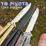 Gentlemans Butterfly Knife Channel Balisong w/ Adjustable Spring Latch Knife-Balisong - Tophatter Daily Deals