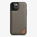 Leather Iphone 13 Case Red Slim Luxury Protective Cover Elephant Grey - Tophatter Daily Deals