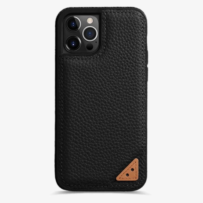 Leather Iphone 13 Case Red Slim Luxury Protective Cover Black - Tophatter Daily Deals