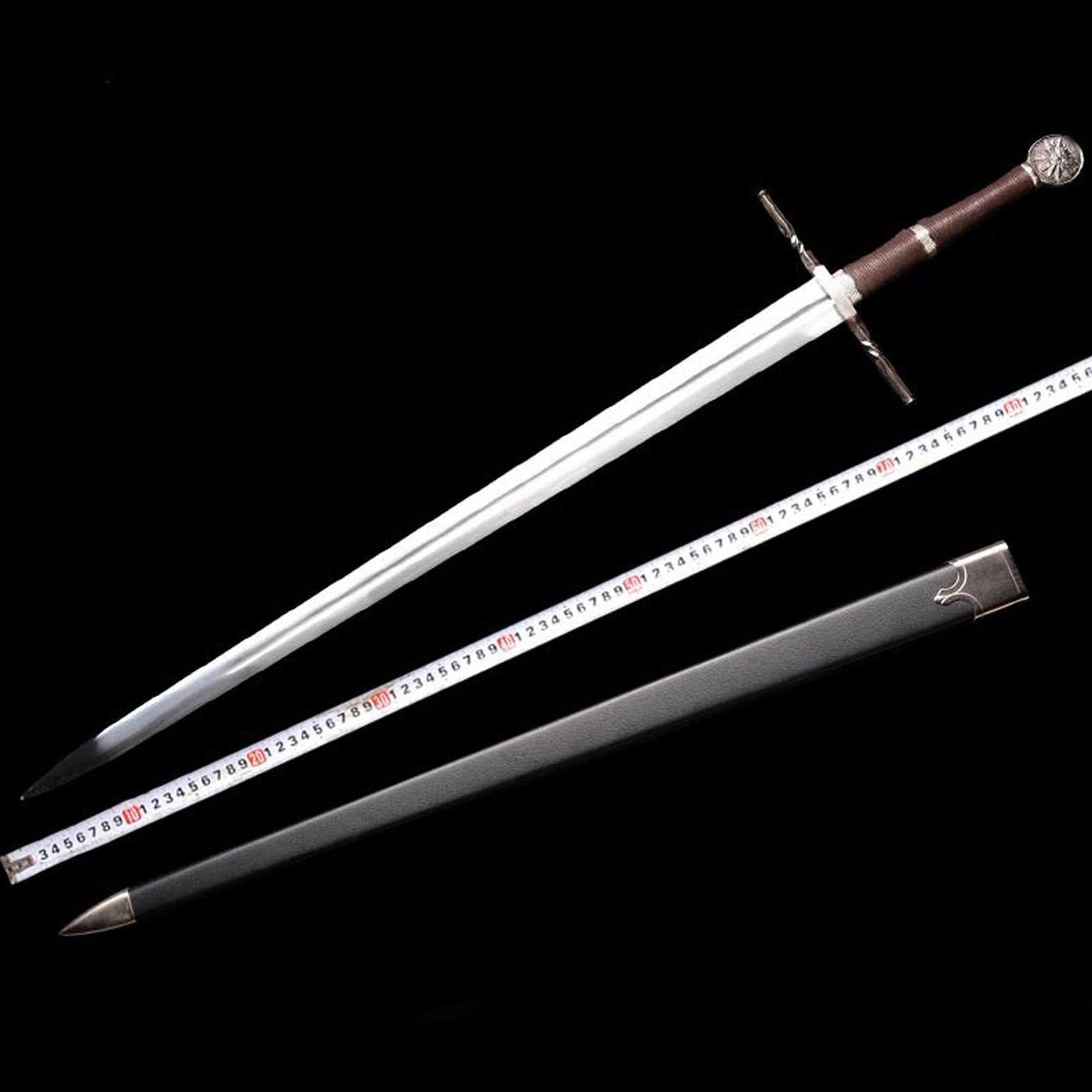 Geralt Wolf School Steel Sword Life-size Blunt Blade Replica - Tophatter Daily Deals