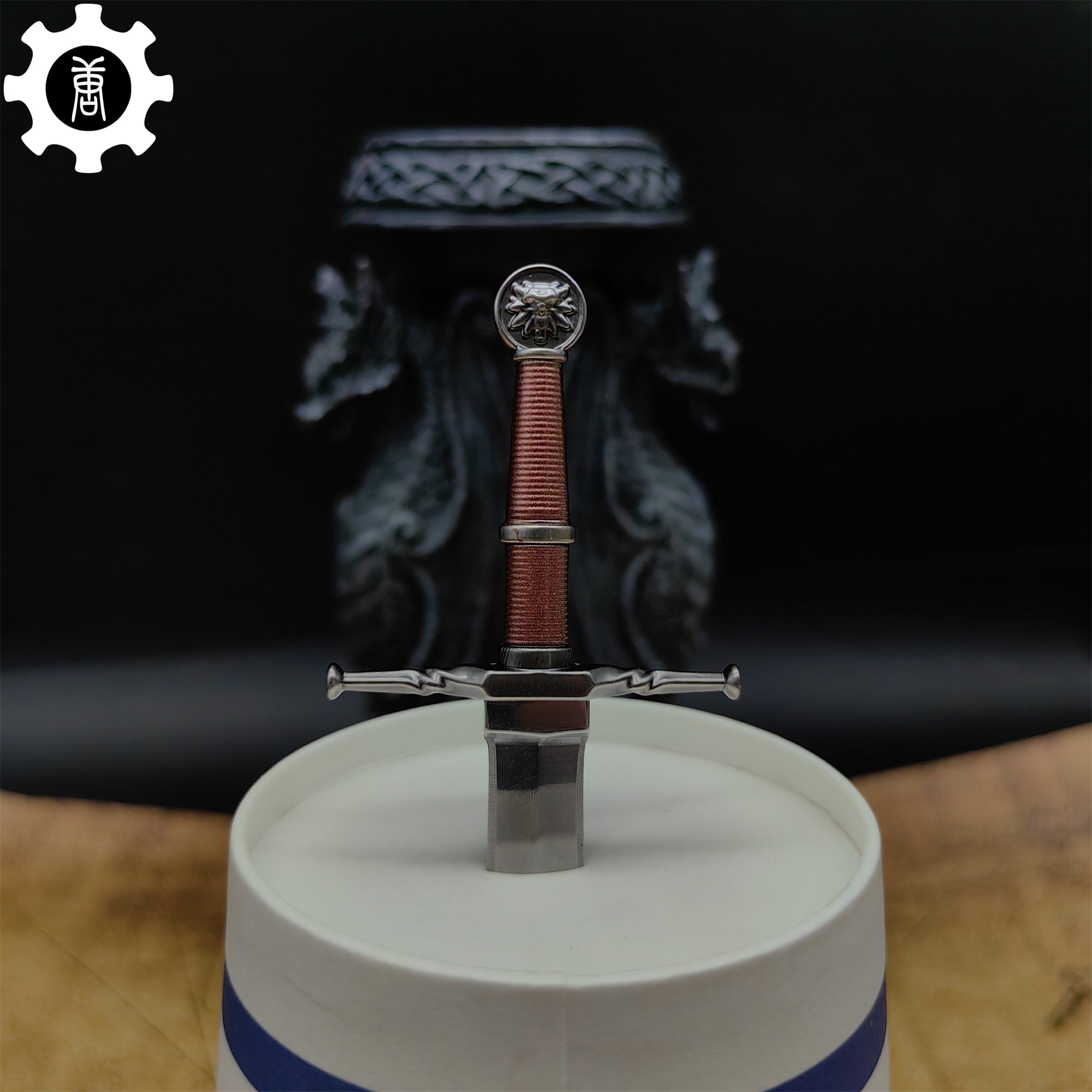 Geralt Steel Sword Mini Metal Replica EDC Knife - Tophatter Daily Deals