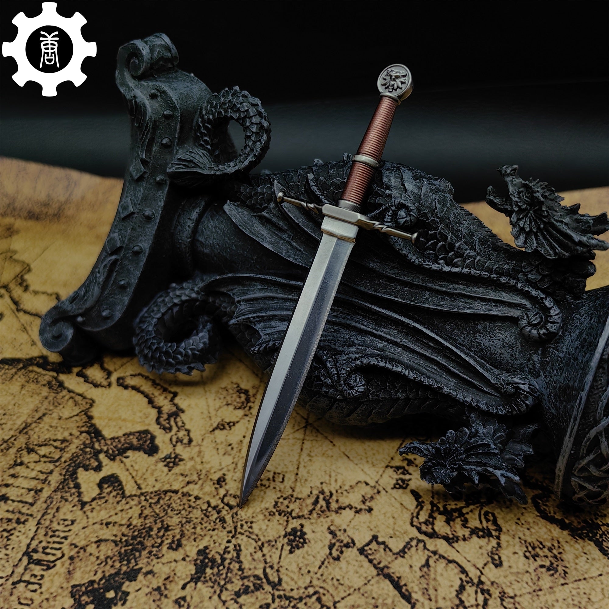 Geralt Steel Sword Mini Metal Replica EDC Knife - Tophatter Daily Deals