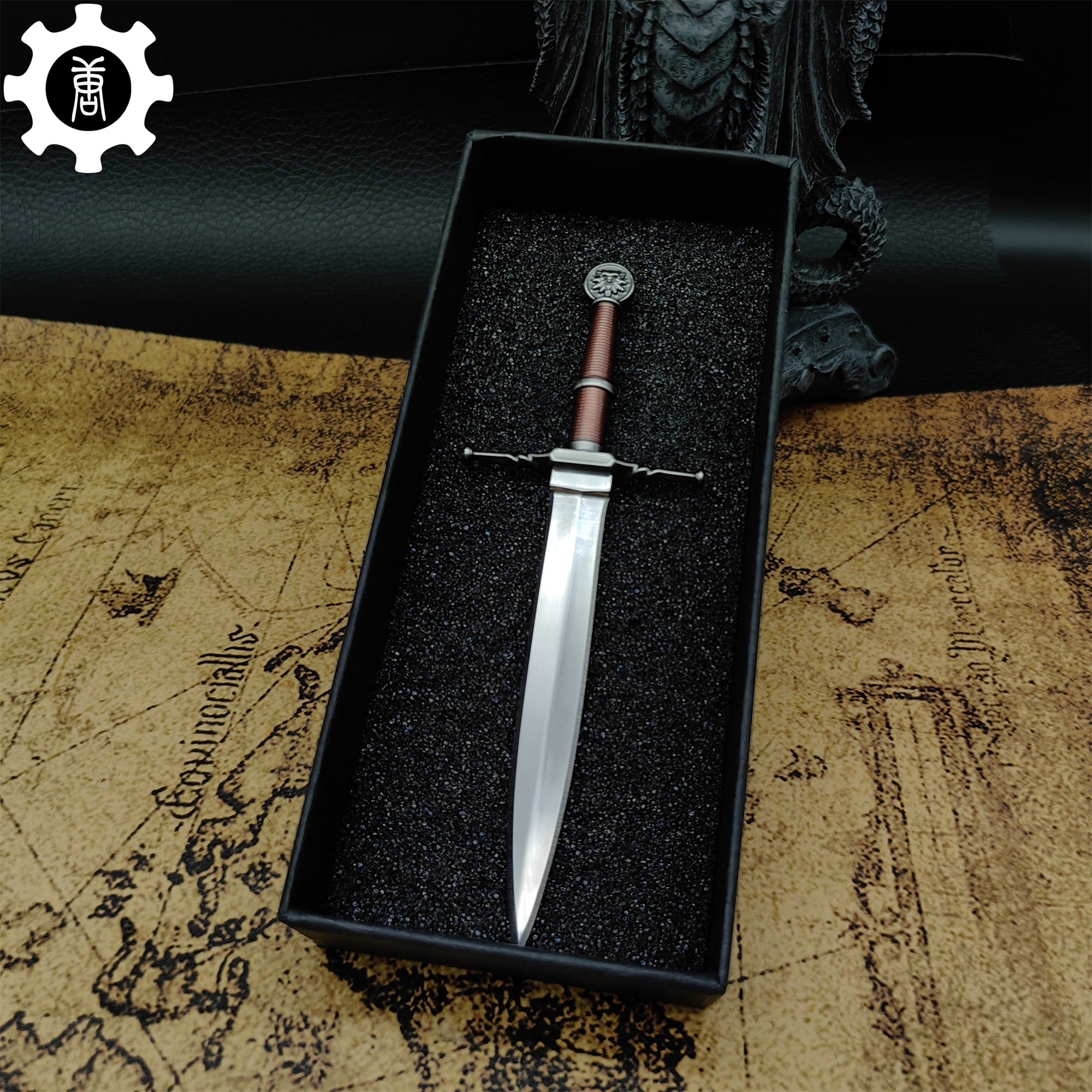 Geralt Steel Sword Mini Metal Replica EDC Knife - Tophatter Daily Deals