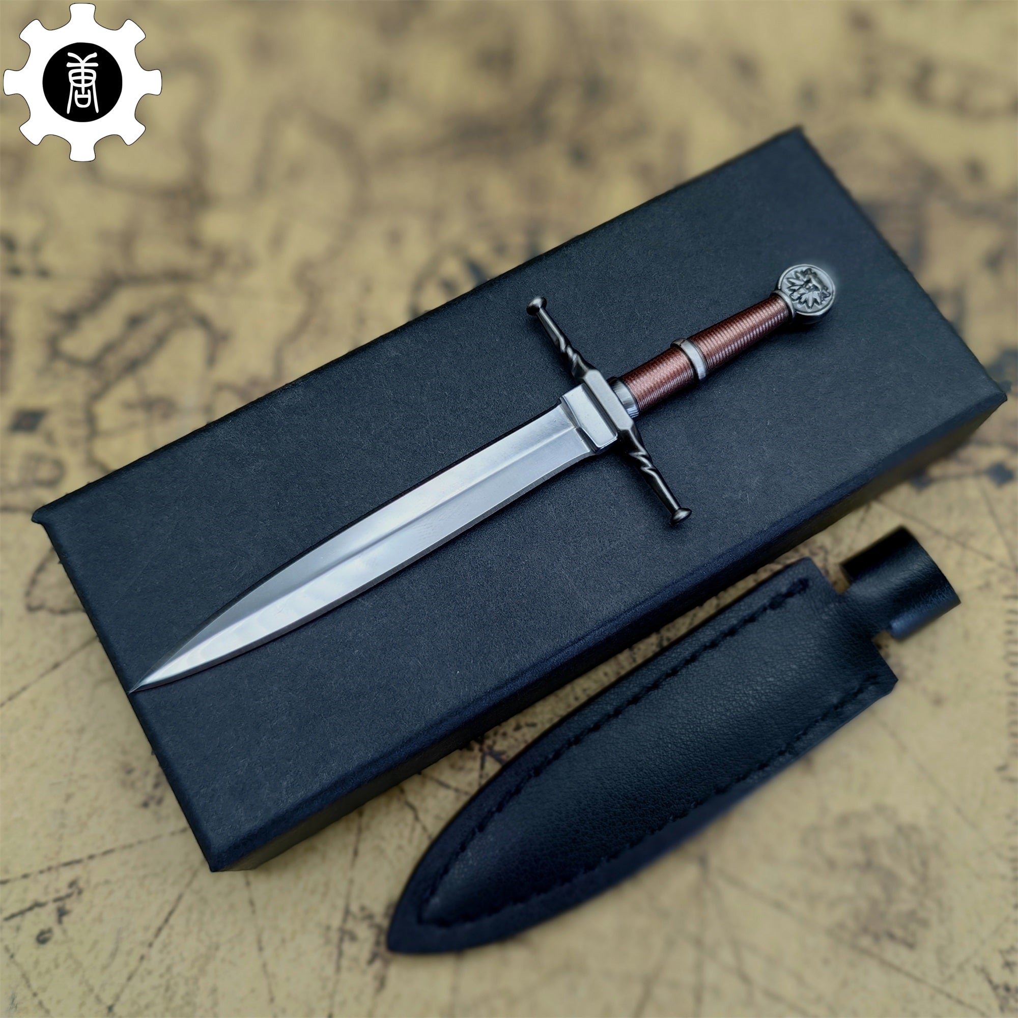 Geralt Steel Sword Mini Metal Replica EDC Knife - Tophatter Daily Deals