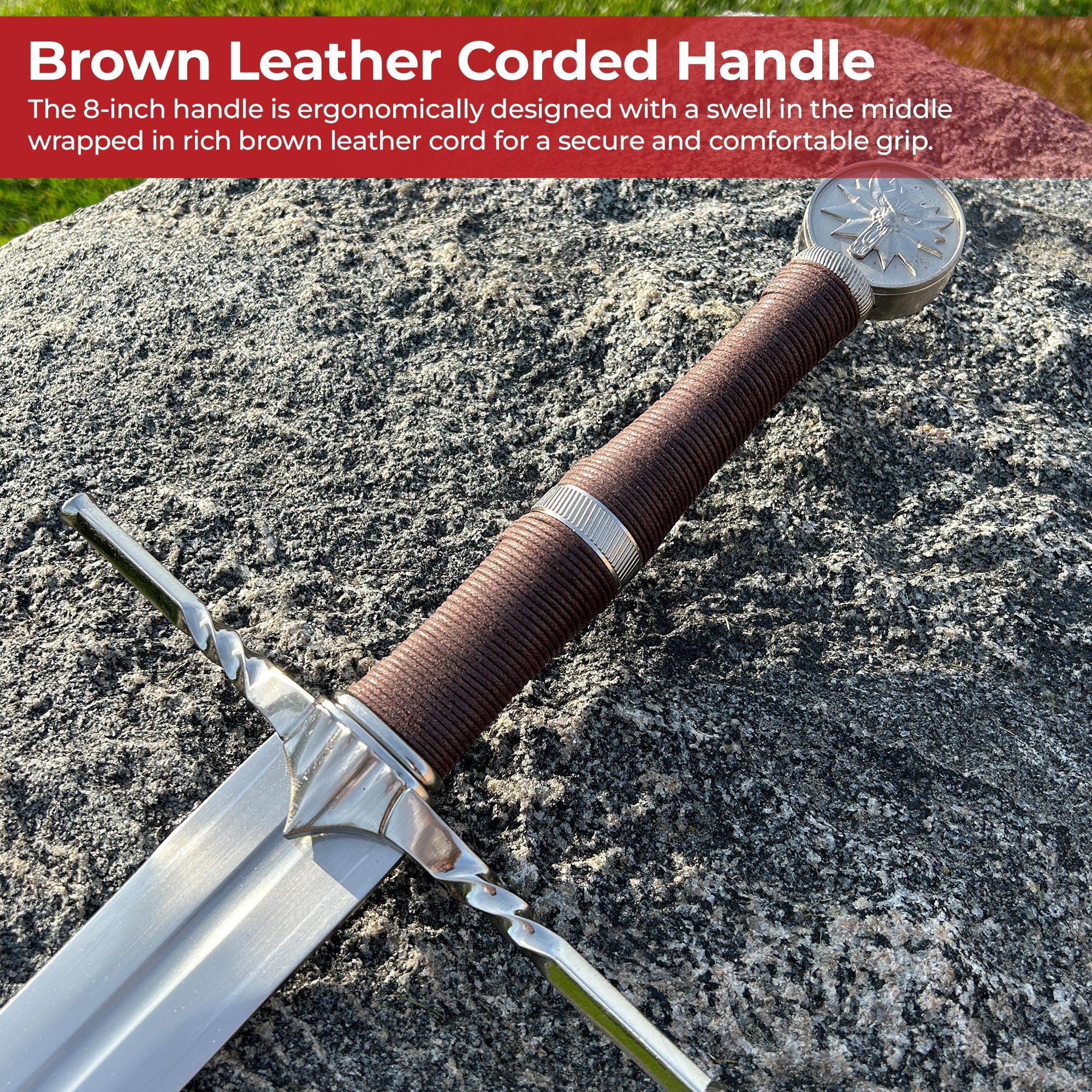 Geralt of Rivia Steel Sword Swords - Tophatter Daily Deals