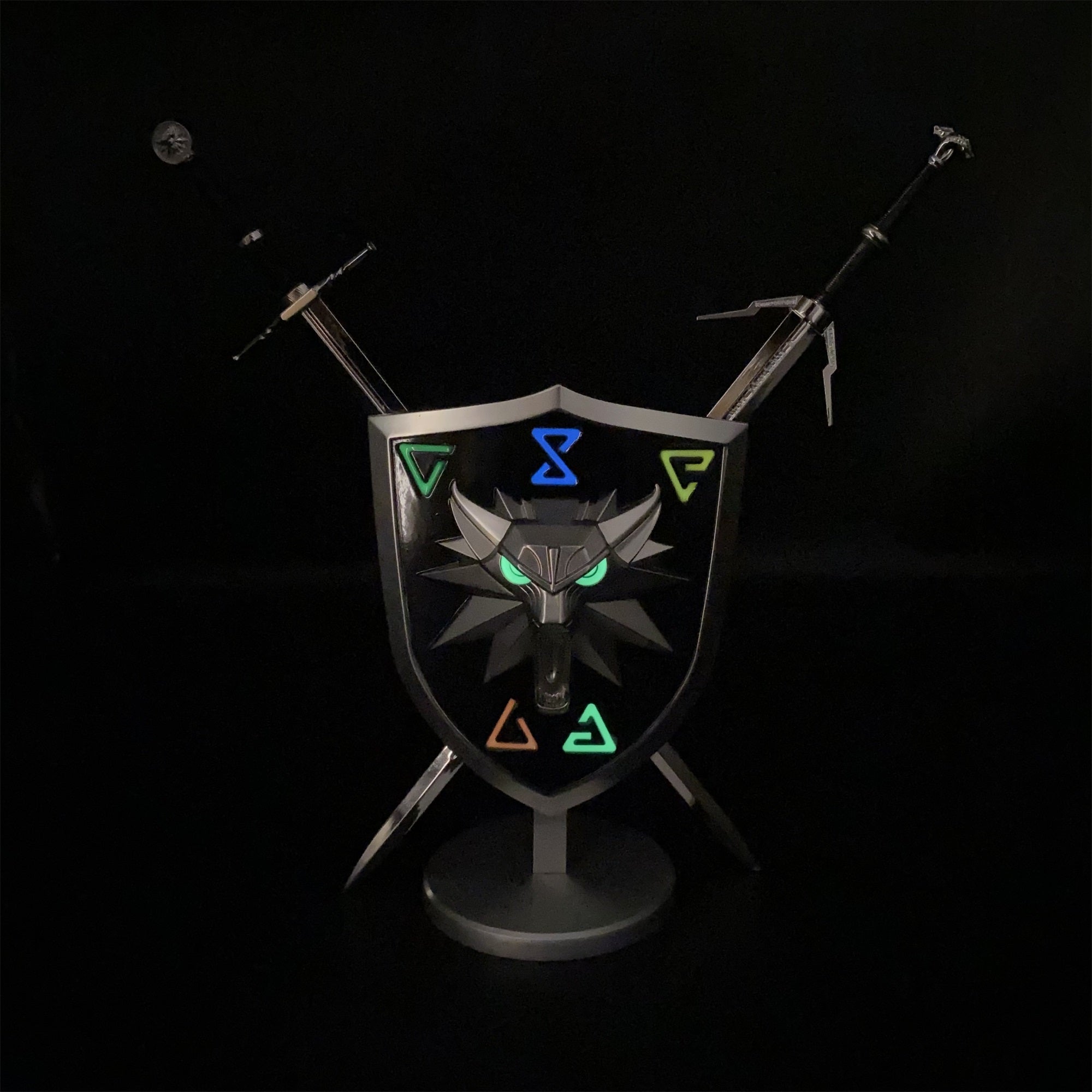 Geralt Wolf School Shield & Swords USA Only - Tophatter Daily Deals