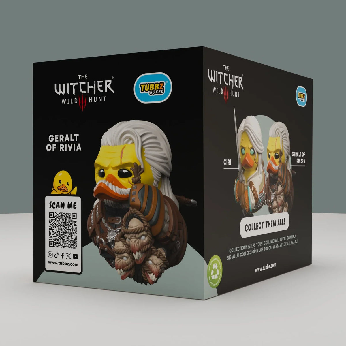 The Witcher: Geralt of Rivia TUBBZ (Boxed Edition) TUBBZ Collectible Duck - Tophatter Daily Deals