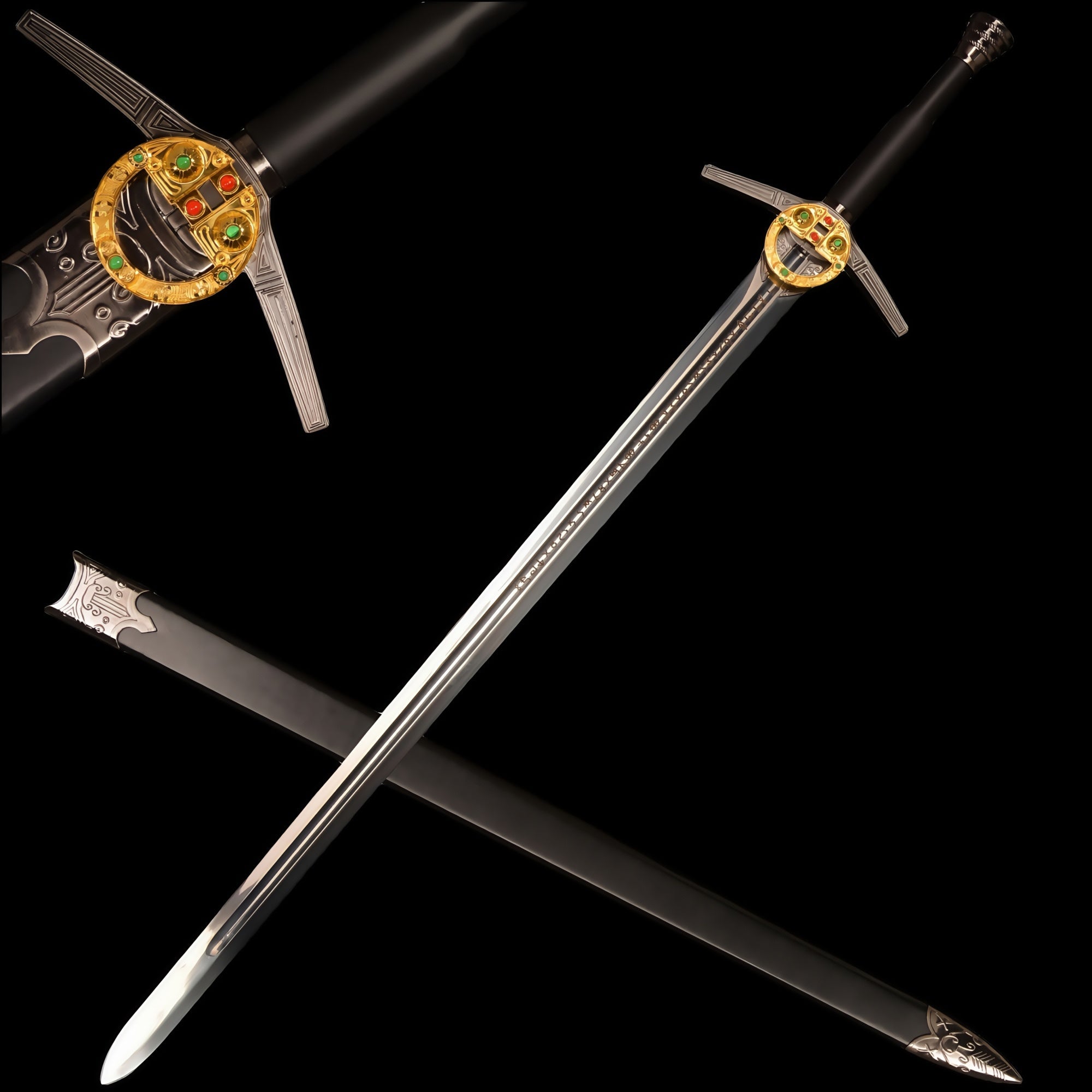 IRL Geralt Steel Sword Replica Collective Sword Art - Tophatter Daily Deals