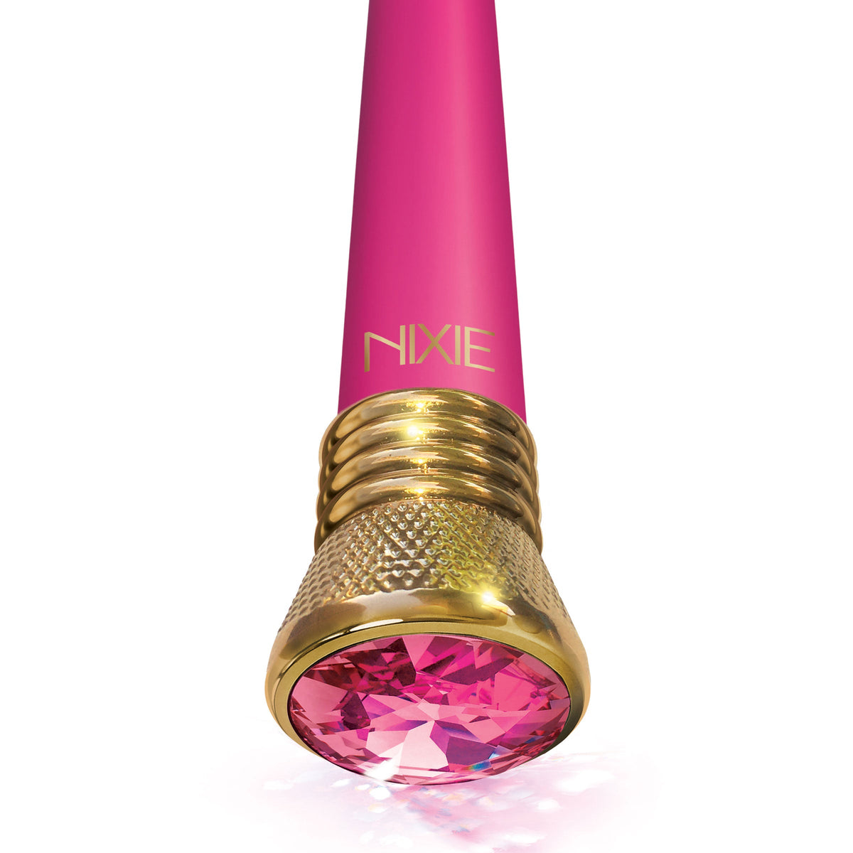 Nixie Jewel Satin G Vibe Pink Tourmaline 7 Inch Waterproof Multi-Speed Vibrator > Sex Toys For Ladies > G-Spot Vibrators - Tophatter Daily Deals