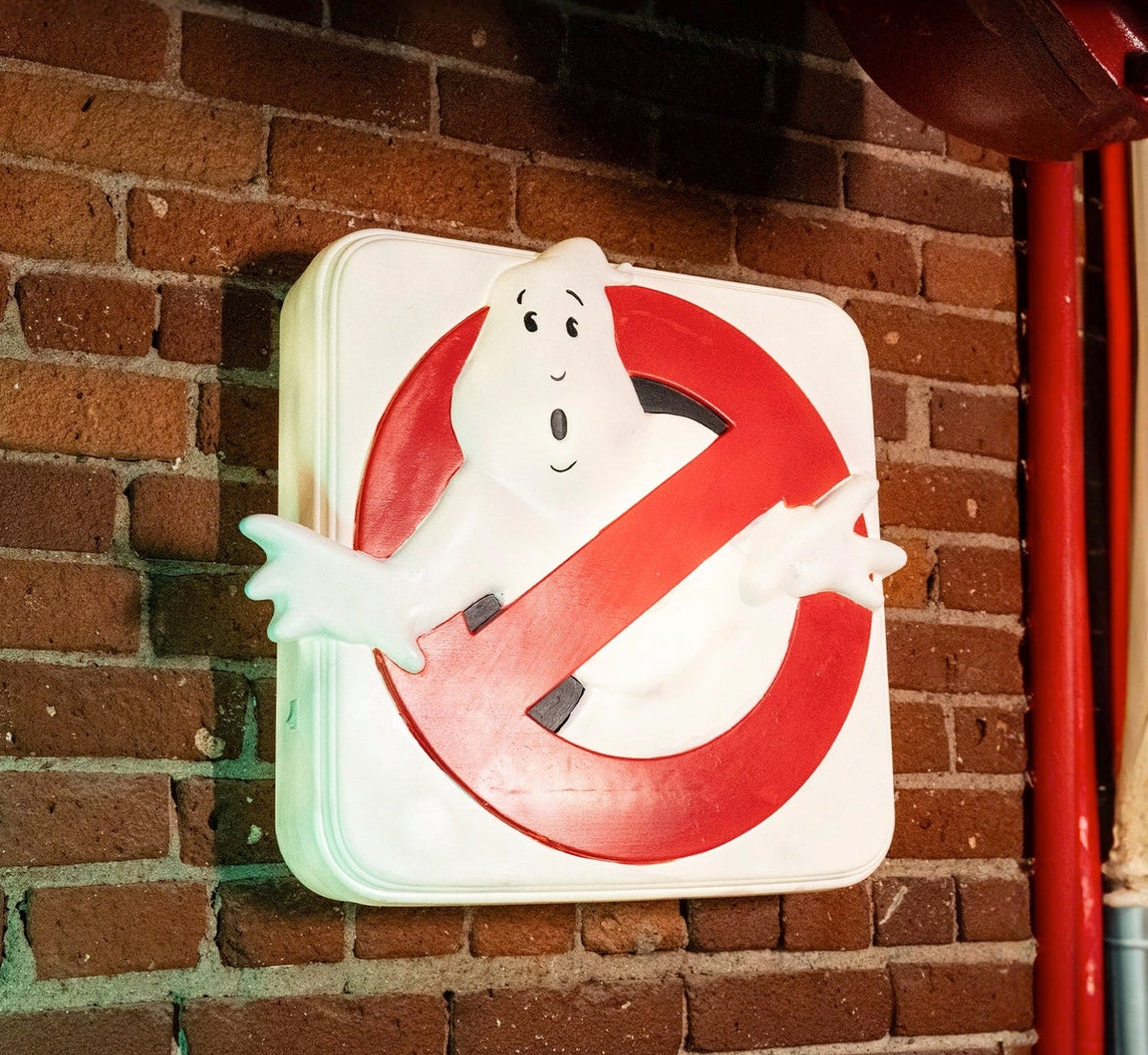 Ghostbusters – No Ghost Light-Up Sign Decorative Sign - Tophatter Daily Deals