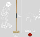 Croquet Sets UK - 4 Players Wooden Garden Lawn Outdoor Children Adult Game Sports & Outdoor - Tophatter Daily Deals