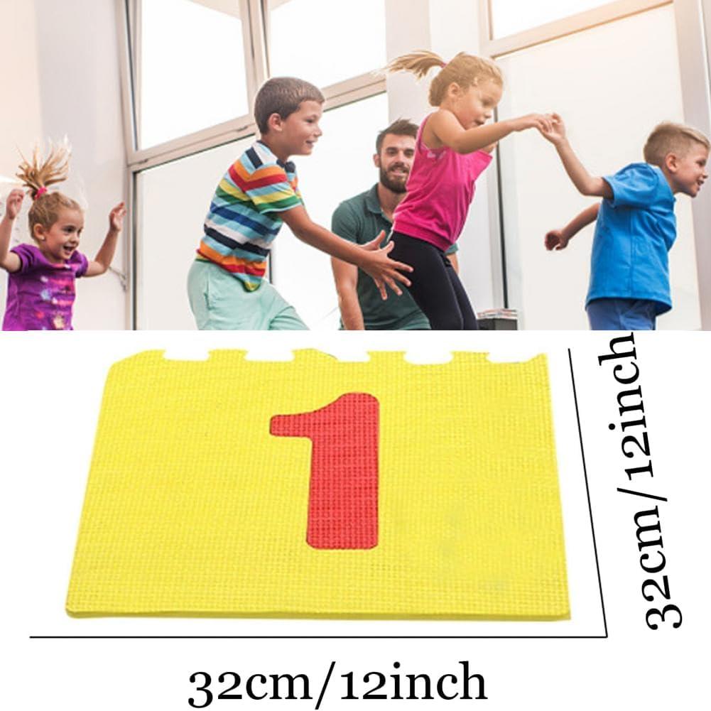 Giant Hopscotch Set - Giant Hop Scotch Indoor Outdoor Garden Family Hopscotch Game Set 210cm x 60cm Sports & Outdoor - Tophatter Daily Deals
