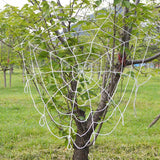 Light Up Spiders Web - LED Halloween Decoration Giant Spider Web Lights Party Props Fancy Decor Outdoor - Tophatter Daily Deals