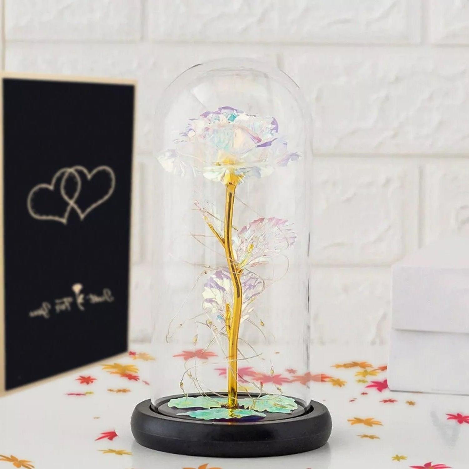 Led Rose Lights - Mum Gift Rose Women Christmas Anniversary Girlfriend Boyfriend Her Him Birthday Christmas - Tophatter Daily Deals