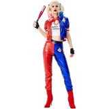 Girls Suicide Harley Cosplay Costumes Joker Squad Quinn Clown Jacket Pants Sets Christmas Halloween Party Fancy Dress for Women - Tophatter Daily Deals