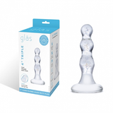 Glas 4 Inch Triple Play Beaded Clear Glass Butt Plug > Glass > Toys - Tophatter Daily Deals