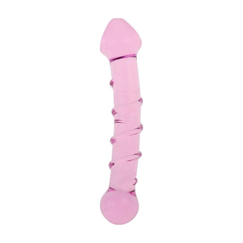 Glass Romance 5 Pink 7in Luxury Glass Dildo 7 Inches > Glass > Dildos - Tophatter Daily Deals