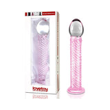 Glass Romance 7 Pink 7.5in Luxury Glass Dildo > Glass > Dildos - Tophatter Daily Deals