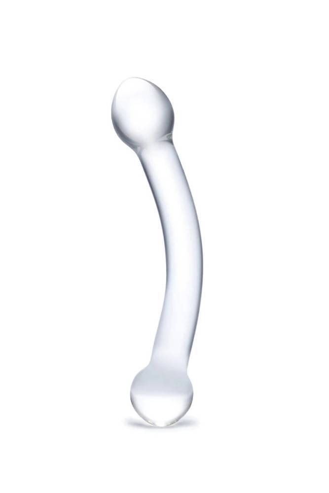 Gläs - Curved 7" Glass G Spot Stimulator Dildo - Clear Sex Toy - Tophatter Daily Deals