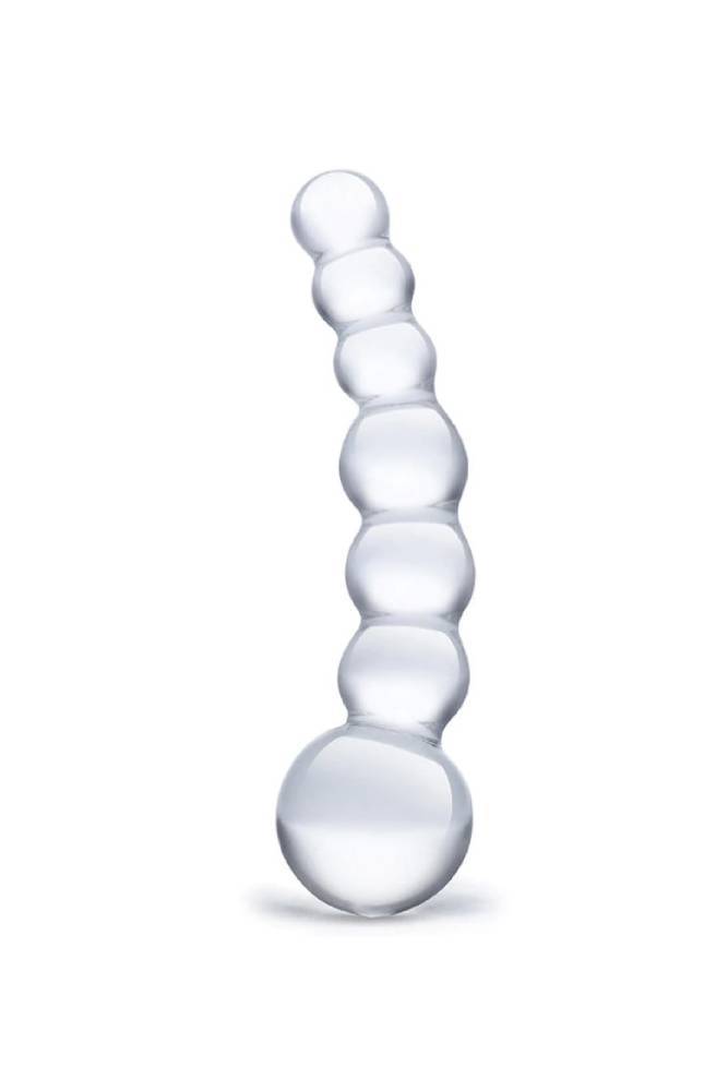 Gläs - Curved & Beaded - 5" Dildo - Clear Sex Toy - Tophatter Daily Deals